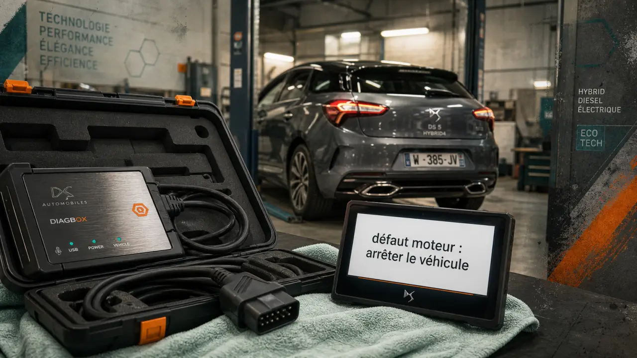 DS5 hybride problème : défaut moteur, message batterie