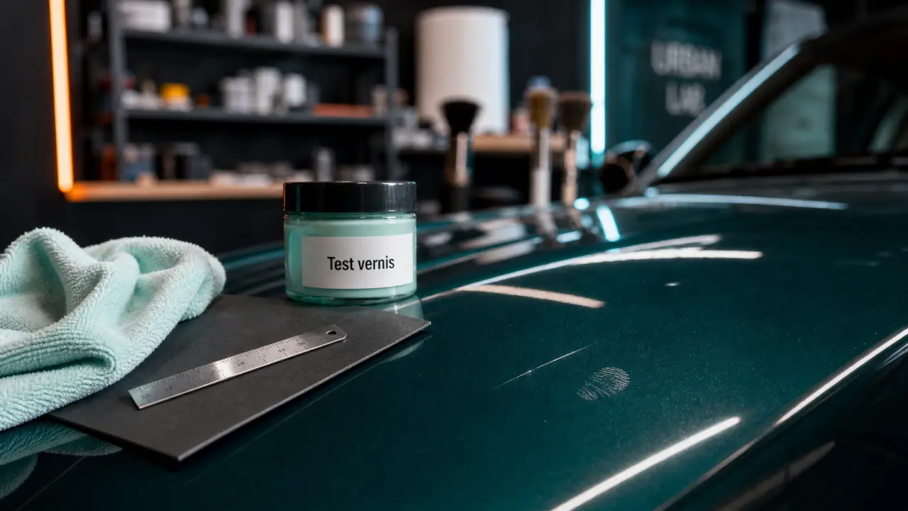 Enlever une rayure sur voiture : micro-rayure et test vernis