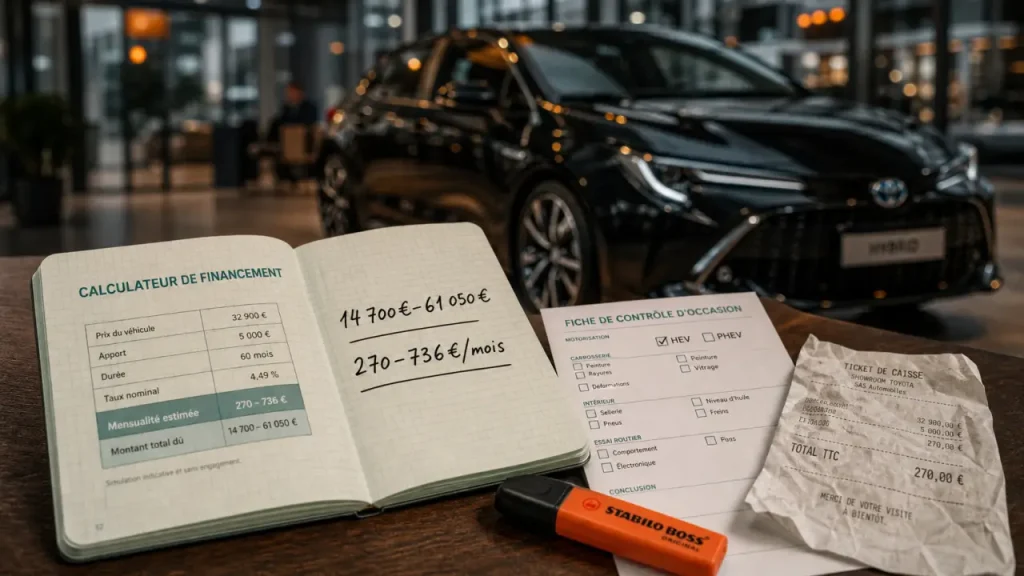 Toyota hybride prix : 14 700 à 61 050 €