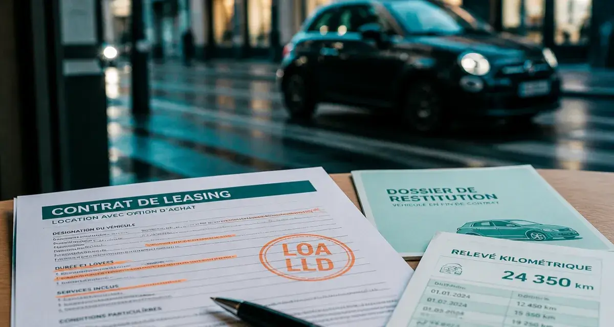 Voiture en leasing avis : contrat LOA LLD, rentabilité et pièges cachés