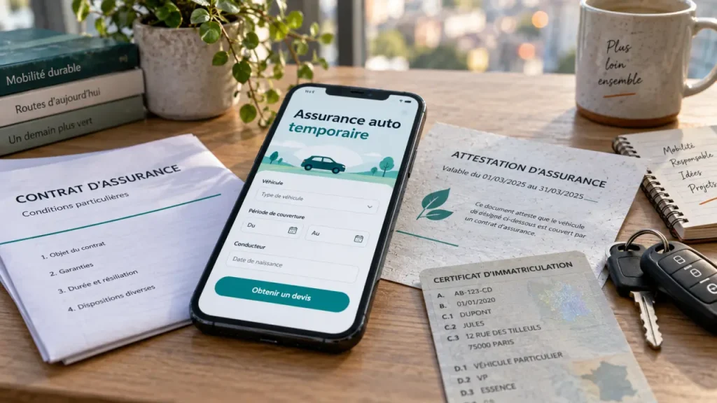 Flash tempo assurance auto : attestation rapide 1 à 90 jours
