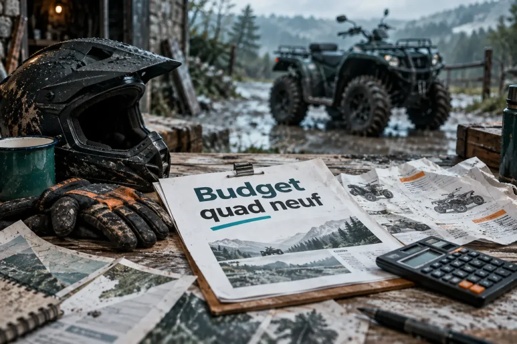 Prix du quad neuf : budget, casque et gants