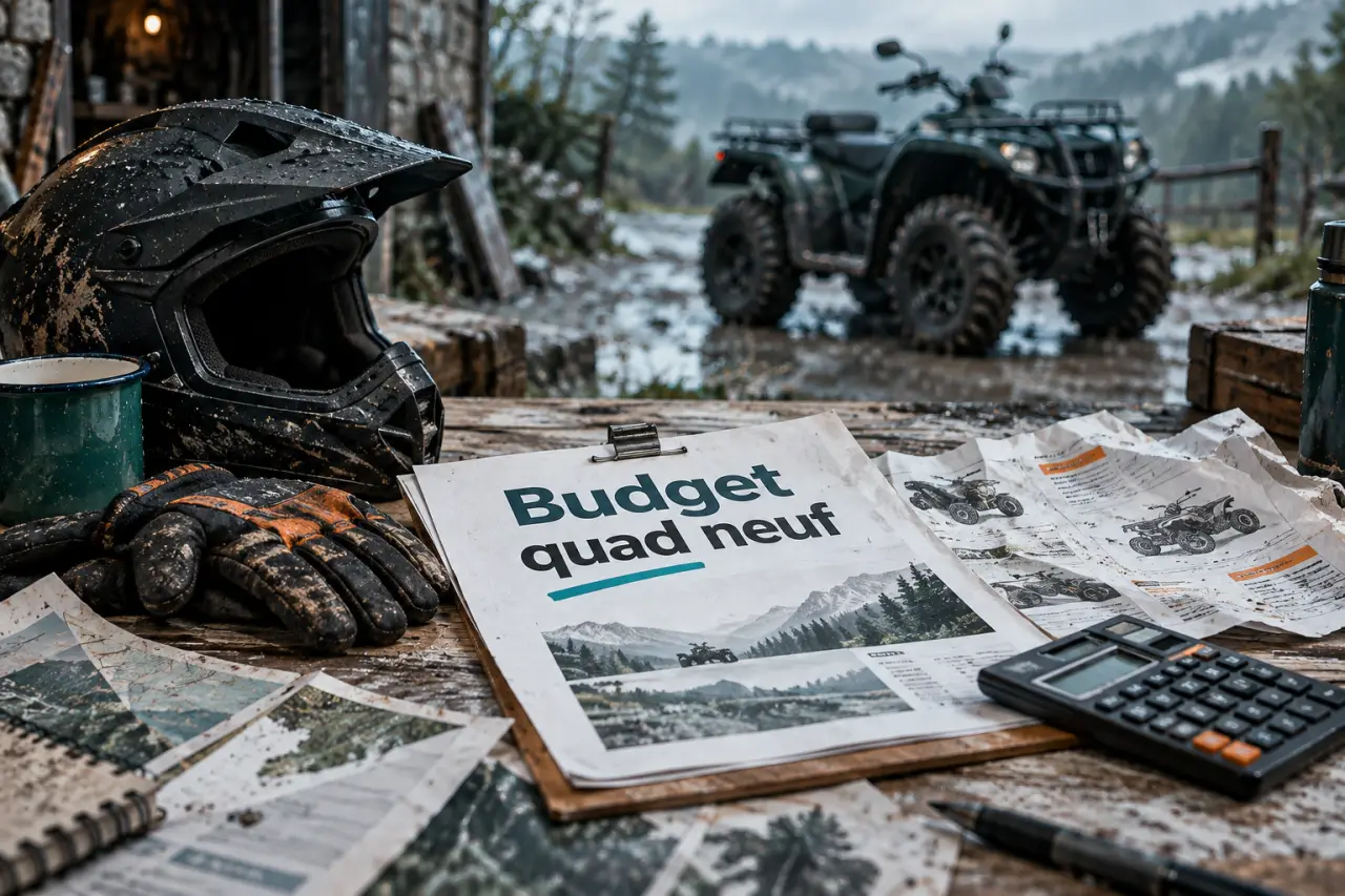 Prix du quad neuf : budget, casque et gants
